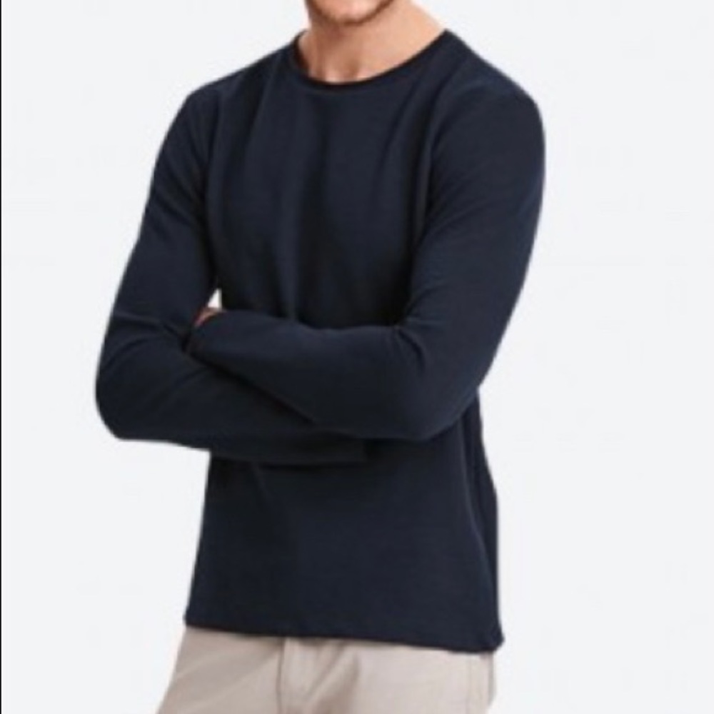 John Ashford Men’s Sweater Crew Neck Lightweight Pullover Size Large Cotton EUC